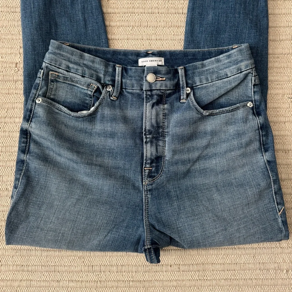 Good‎ American Distressed Skinny Jeans Women's Size 30 - Picture 5 of 11